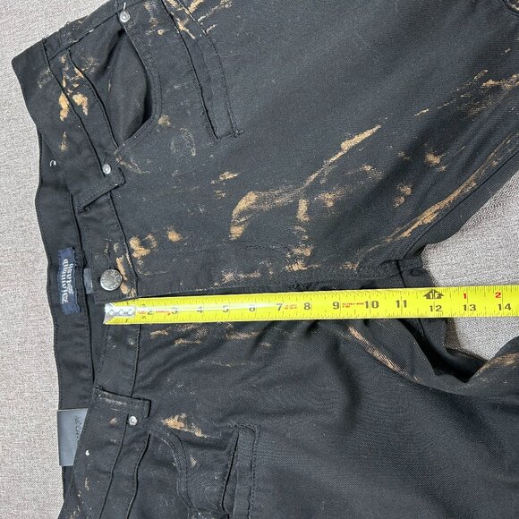 Diamond Stash Denim Jeans Men's 38 Brandon SLIM FIT Black Gold Streaks Casual - Picture 10 of 13